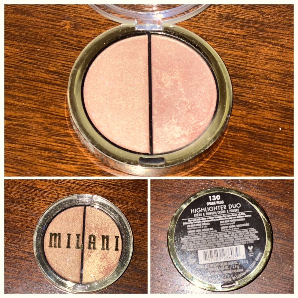 Milani highlighter duo (never used but broken seal) Color: Spark Plug